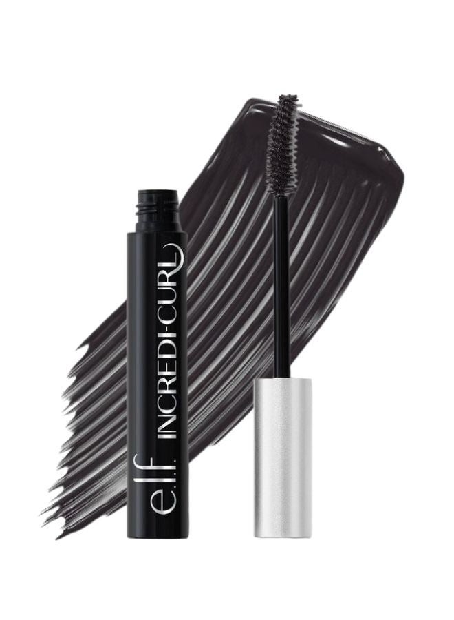 إلف ماسكارا إي.إل.إف. إنكريدي-كيرل لتجعيد وتكثيف الرموش - لون أسود ناعم، رفع وتجعيد يدوم طويلاً، تركيبة قابلة للتكثيف وخالية من التكتلات، نباتية ولم تُختبر على الحيوانات - Image 1